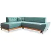 Image de Dazzling Daisy canapé d'angle 6pl convertible, turquoise Dazzling Daisy
