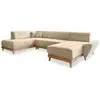 Image de Dazzling Daisy canapé d'angle 8pl gauche, convertible, beige Dazzling Daisy