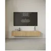 Image de Meuble TV - NOLIE - 175 cm - suspendu - couleur de bois chêne huilé