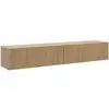 Image de Selsey nolie - meuble tv - suspendu - 175 cm - couleur de bois chêne huilé Nolie