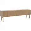 Image de Selsey nolie - meuble tv - debout - 175 cm - couleur de bois chêne huilé Nolie