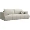 Image de Selsey dandelino - canapé convertible trois places - tissu chenille gris-beige Dandelino