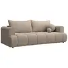 Image de Selsey dandelino - canapé convertible trois places - tissu chenille beige Dandelino