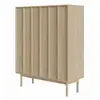 Image de Selsey neksto - commode haute à deux portes - 100 cm - couleur de bois chêne huilé Neksto