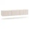 Image de Selsey derriva - meuble tv suspendu avec façades cannelées - 170 cm - beige clair Derriva