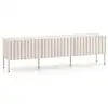 Image de Selsey derriva - meuble tv debout avec façades cannelées - 170 cm beige clair Derriva