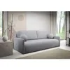 Image de Canapé convertible 3 places - GLOVE - en bouclette gris