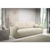 Image de Canapé convertible 3 places - GLOVE - en bouclette beige