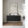 Image de Buffet 3 portes - OVARLO - 163 cm - noir