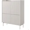 Image de Buffet haut 4 portes - LIWELO - 153 cm - grège