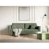 Image de Canapé convertible - VALICO - 230 cm - 3 places - olive hydrophobe