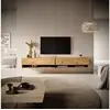 Image de Selsey mirrgo - meuble tv - 200 cm - chêne artisan avec insert graphite