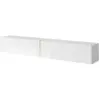 Image de Selsey bisira - meuble tv - 200 cm - blanc avec insert doré