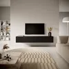 Image de Meuble Tv - Noir - Veldio - 175 cm
