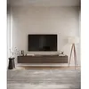 Image de Meuble TV 4 portes -suspendu - BEMMI- 200 cm - noyer du Wisconsin