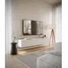 Image de Meuble TV 2 portes -suspendu - BEMMI- 175 cm - blanc