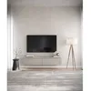 Image de Meuble TV 2 portes -suspendu - BEMMI- 150 cm - greige