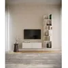 Image de Meuble TV 2 portes -suspendu - BEMMI- 100 cm - blanc