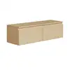 Image de Selsey bemmi- meuble tv 2 portes - suspendu - 100 cm - chêne de lindberg Bemmi