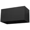 Image de Applique quad maxi noir aluminium moderne 10x20x12cm SL.0527