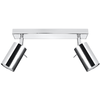 Image de Plafonnier Acier Chrome Gu10 2 Ring