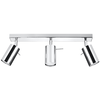 Image de Plafonnier Acier Chrome Gu10 3 Ring