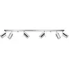 Image de Sollux ring spot bars flush 6 lumière chrome gu10