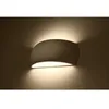 Image de Applique murale Sollux Lighting Pantius - G9 - Blanc - 32x14 cm