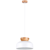 Image de Suspension Bois Blanc/bois Naturel E27 1 Marion
