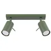 Image de Plafonnier Acier Vert Olive GU10 2 Ring