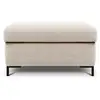 Image de Pouf avec coffre yanis en tissu structurel beige CXL_POUF_113_F1_YANIS1