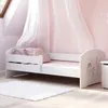 Image de Lit enfant Luk - 140x70 cm + sommier + matelas + barrière de sécurité