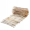 Image de KADAX Cloture a Piquets en Bois de Noisetier pour Jardin Ganivelle Naturelle et Durable pour Delimitation (4-6 cm 80 x 500 cm)