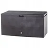 Image de KADAX Caisse de jardin 114 x 47 x 594 cm en plastique 290 l avec poignées et fermeture pour ranger les coussins 290 l