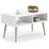 Image de Table basse scandinave SANDI - blanc Table basse SANDI