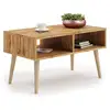 Image de Table basse sandi, style scandinave - chêne artisanal doré
