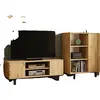Image de Meuble Tv Kobi Focus 135cm 2 Étagères Et Armoires Verrouillables