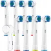 Image de Têtes de brosse à dents - Oral B - Precision Clean SB17A - Compatibles rotatives électriques - Lot de 8 avec capuchon