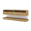 Image de Commode À Suspendre Bim Furniture Duo 160 Cm Multicolore Mdf
