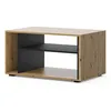 Image de Table basse Auris 88 x 55 cm chêne artisan / noir mat