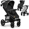 Image de Poussette tout terrain LIONELO Annet Plus - Grandes roues - Jusquà 22 kg - Amortisseurs - Accessoires - Noir