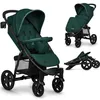 Image de Poussette tout terrain LIONELO Annet Plus - Grandes roues - Jusquà 22 kg - Amortisseurs - Accessoires - Vert