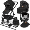 Image de Lionelo bianka 3 en 1 - poussette trio - jusqu'à 22kg - noir LO-BIANKA 3IN1 BLACK ONYX