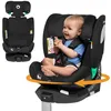 Image de Siège-auto 360° LIONELO Braam iSize - ISOFIX - Base pivotante 360° - 40-150 cm - Groupe 0/1/2/3 - Noir