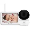 Image de Babyphone avec caméra 5 pouces rotation 360° lionelo babyline 8.3 sons naturels