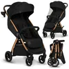 Image de Poussette compacte LIONELO Ingrid - Amortissements - Jusquà 22 kg - Légère & pliable - Noir