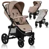 Image de Poussette tout terrain LIONELO Annet Plus - Grandes roues - Jusquà 22 kg - Amortisseurs - Accessoires - Beige
