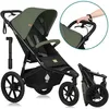 Image de Poussette tout terrain LIONELO Azura - Sportive - Jusquà 22kg - Frein double - Habillage pluie - Pompe - Vert