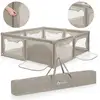 Image de Parc bébé lionelo willow xl de 0 à 48 mois 180 cm x 200 cm parois latérales