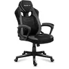 Image de Chaise gaming HUZARO FORCE 2.5 Gris Tissu Chaise Bureau Pc Gaming Ergonomique Réglable Pivotant Accoudoirs Gamer